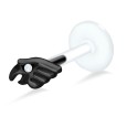 Eagles Face Shaped Labrets Push-in LA-1004